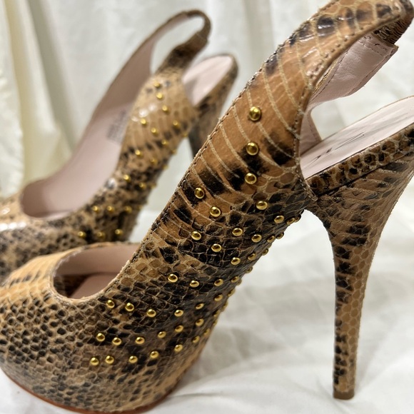Zi Giny Animal Print Platform Amazingly Stunning And Sexy. WOW Beautiful! Size 9 - Picture 11 of 16